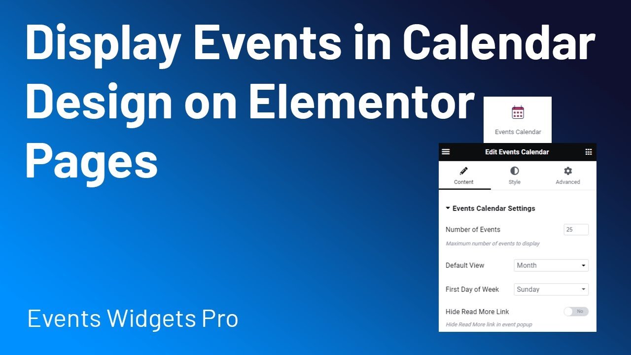 The Events Calendar Widgets For Elementor || Events Widgets Pro for Elementor & The Event Calendar