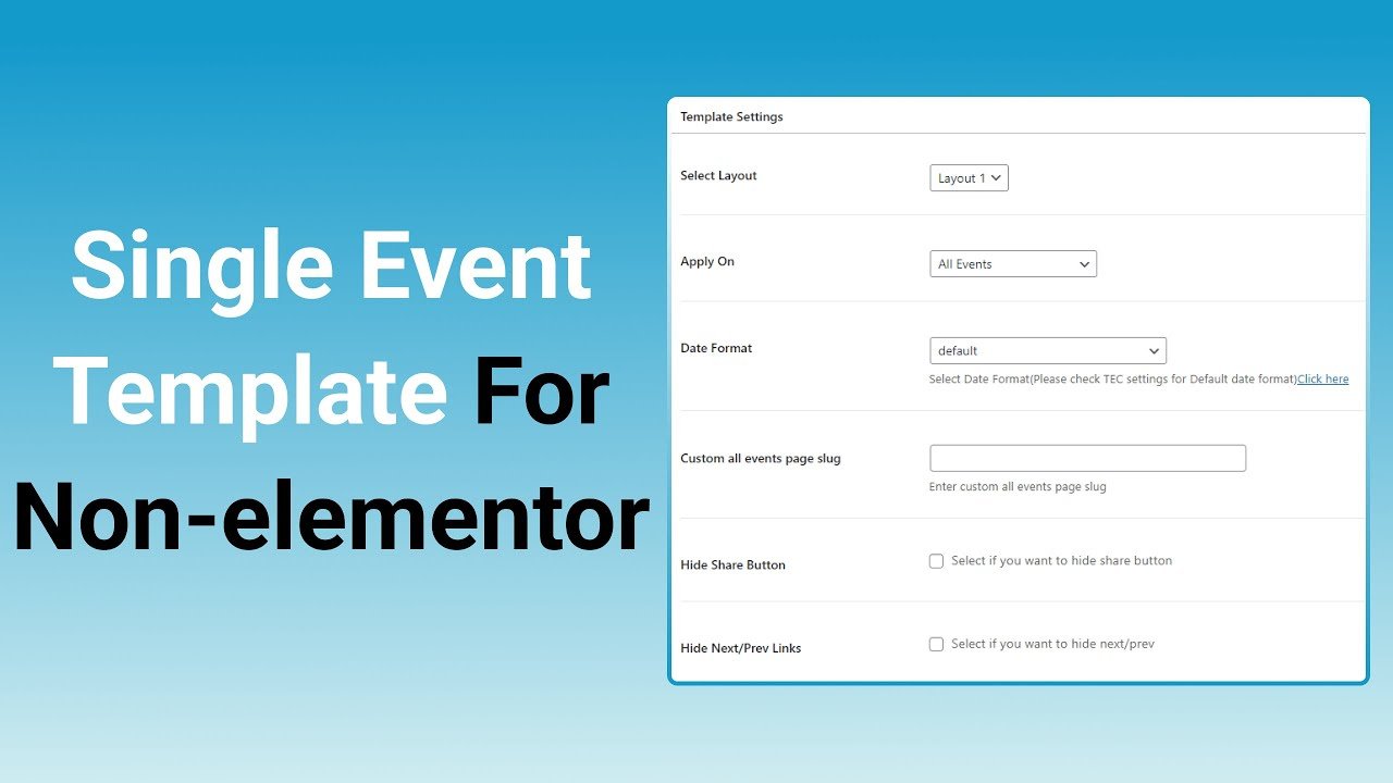 Introduction || Event Single Page Builder Pro For The Events Calendar