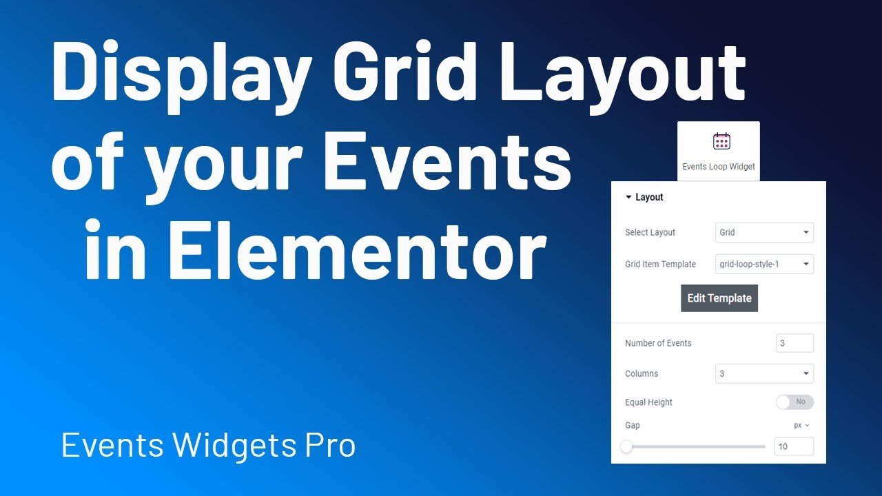 Event Layouts - Grid Layout || Events Widgets Pro for Elementor & The Event Calendar