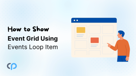 How to show events grid using Events Loop Item